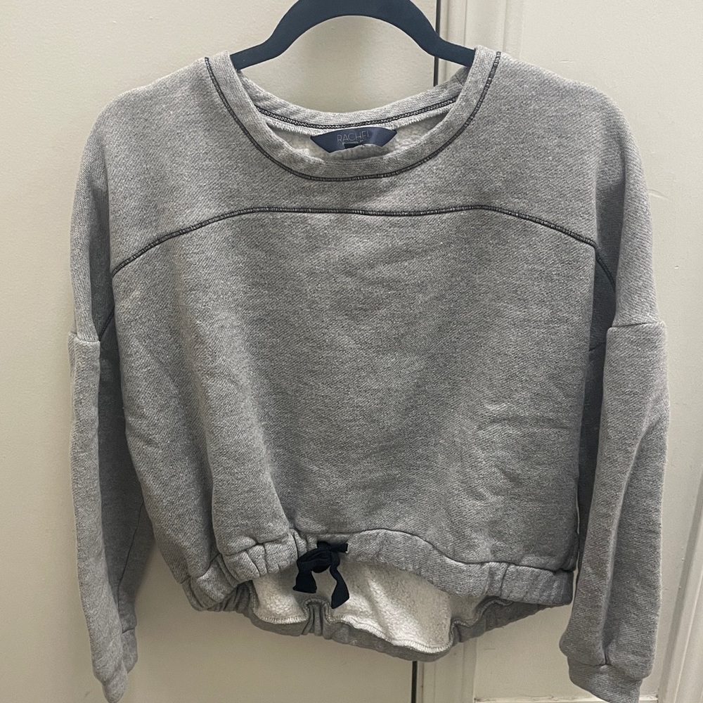 RACHEL Rachel Roy Gray Crew Neck Sweater